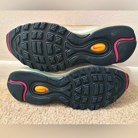 Nike Air Max 98 Teal Fuchsia Low Top Sneakers - Picture 5 of 7